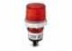 OJO DE BUEY 220V REDONDO PLÁSTICO GRANDE ROJO