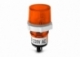OJO DE BUEY 220V REDONDO PLÁSTICO GRANDE NARANJA