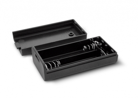 PORTAPILA X 2AA CON CABLE CON TAPA (SIN LLAVE)