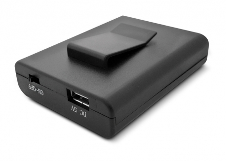 PORTAPILA ADAPTADOR X 4AA A USB CON LLAVE