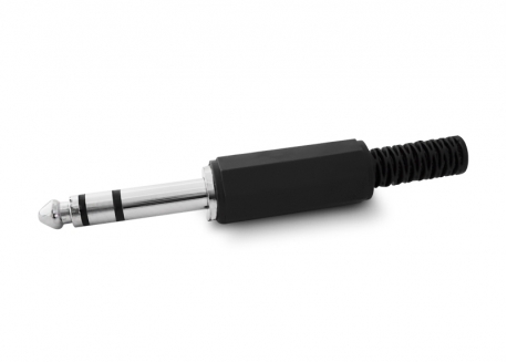 FICHA PLUG 6.5 MM STEREO PLÁSTICA