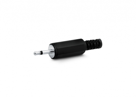 FICHA PLUG 2.5 MM MONO PLÁSTICO