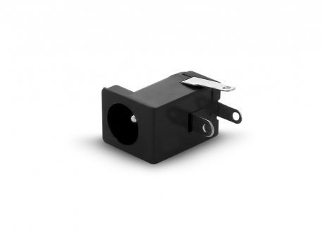 FICHA JACK DC 2.1 MM CON CORTE PARA CHASIS