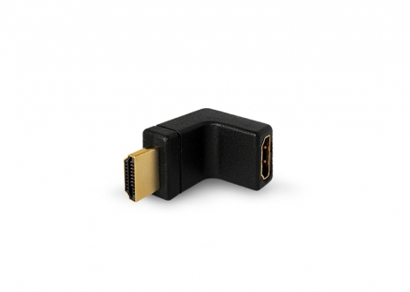 FICHA ADAPTADORA HDMI MACHO A HDMI HEMBRA 90°