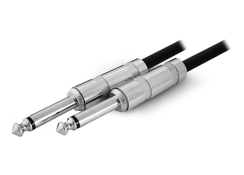 CABLE DE AUDIO PROFESIONAL (PLUG 6.5 MACHO A PLUG 6.5 MACHO) 3MTS 24AWG