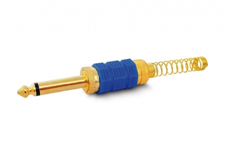 FICHA PLUG 6.5 MM MONO CON COLITA METÁLICA