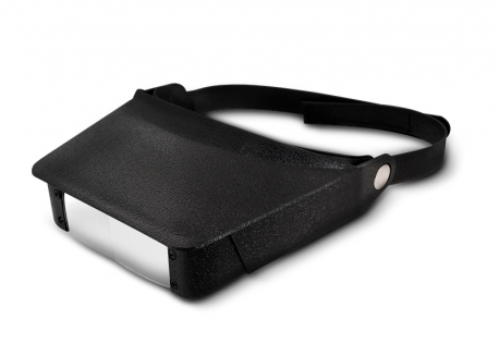 VINCHA CON LUPA CON DOS LENTES REBATIBLES 1.5X + 3X