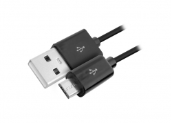 CABLES USB CARGA/DATOS PARA ANDROID 1.5MTS (BLANCO / NEGRO)