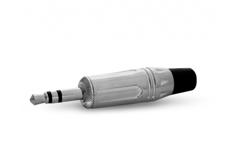 CONECTOR PLUG 3.5MM STEREO METÁLICO (LÍNEA PRO)