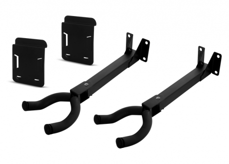 JUEGO DE SOPORTES DE PARED PARA GUITARRAS Y BAJOS (CON ANCLAJES PARA COLGAR)