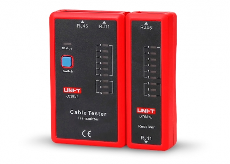TESTER PARA CABLES DE RED RJ45 Y TELEFONO RJ11 UNI-T UT681L