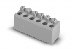 BORNERA PLUG-IN 6P PASO 5MM AWG 20-14