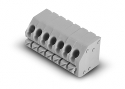 BORNERA 45º 7 POSTES PLUG IN PASO 3.5MM
