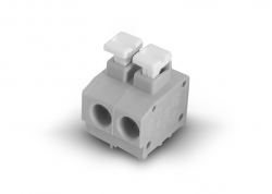 BORNERA 2 POSTES 12A 1.5MM PLUG IN